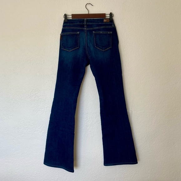 Paige Canyon Boot Dark Wash Blue Jeans, Size 29 - Picture 3 of 6